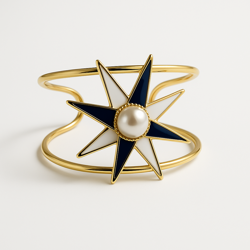 Navy Star Bracelet