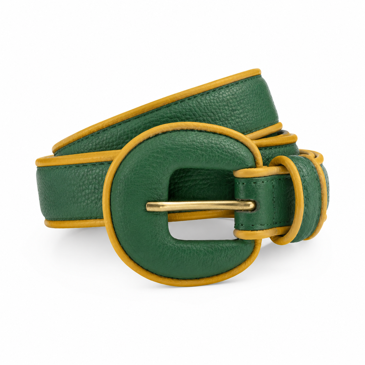 Rio Contrast Leather Belt