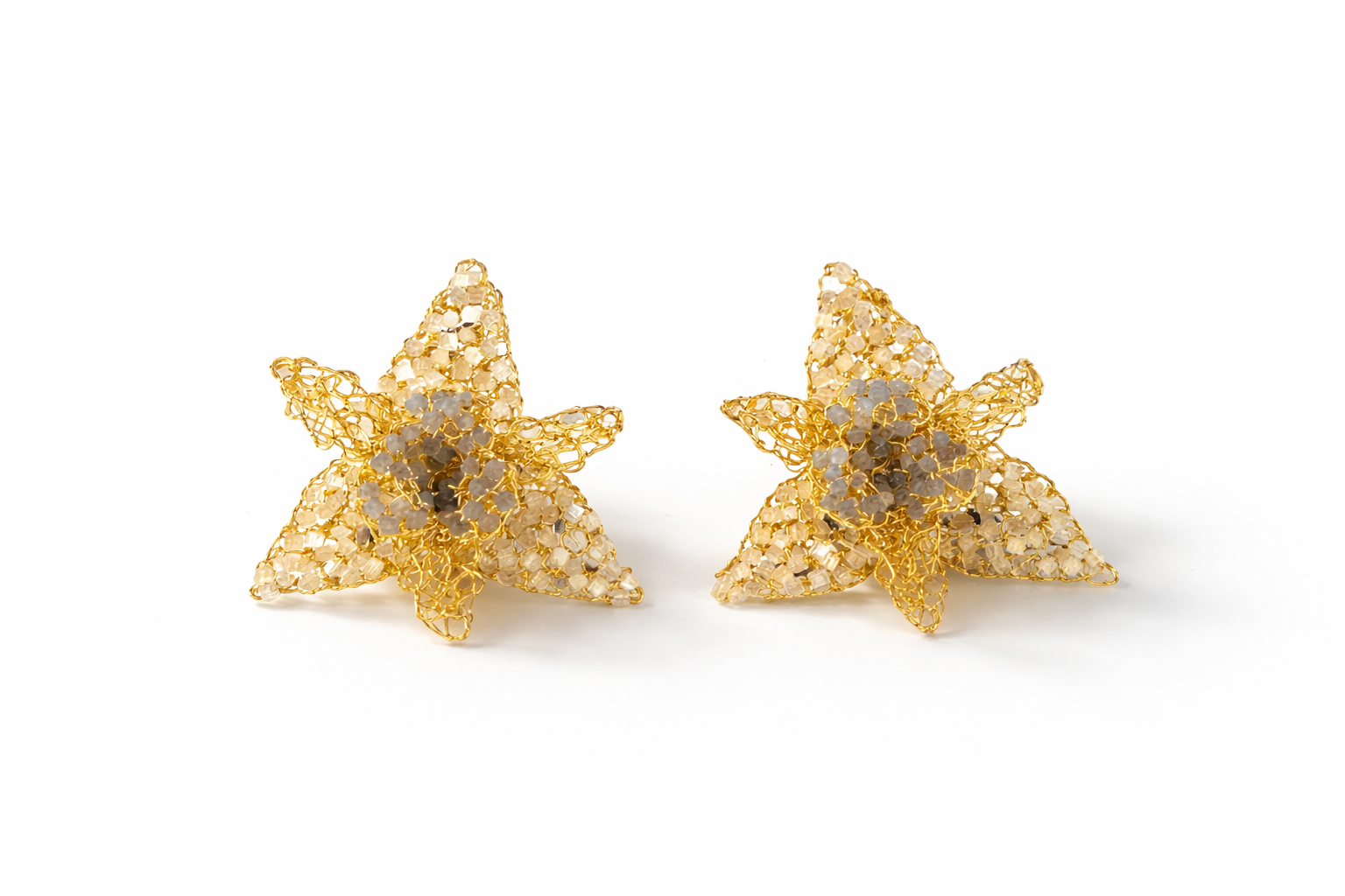 Lattice Bloom Earrings