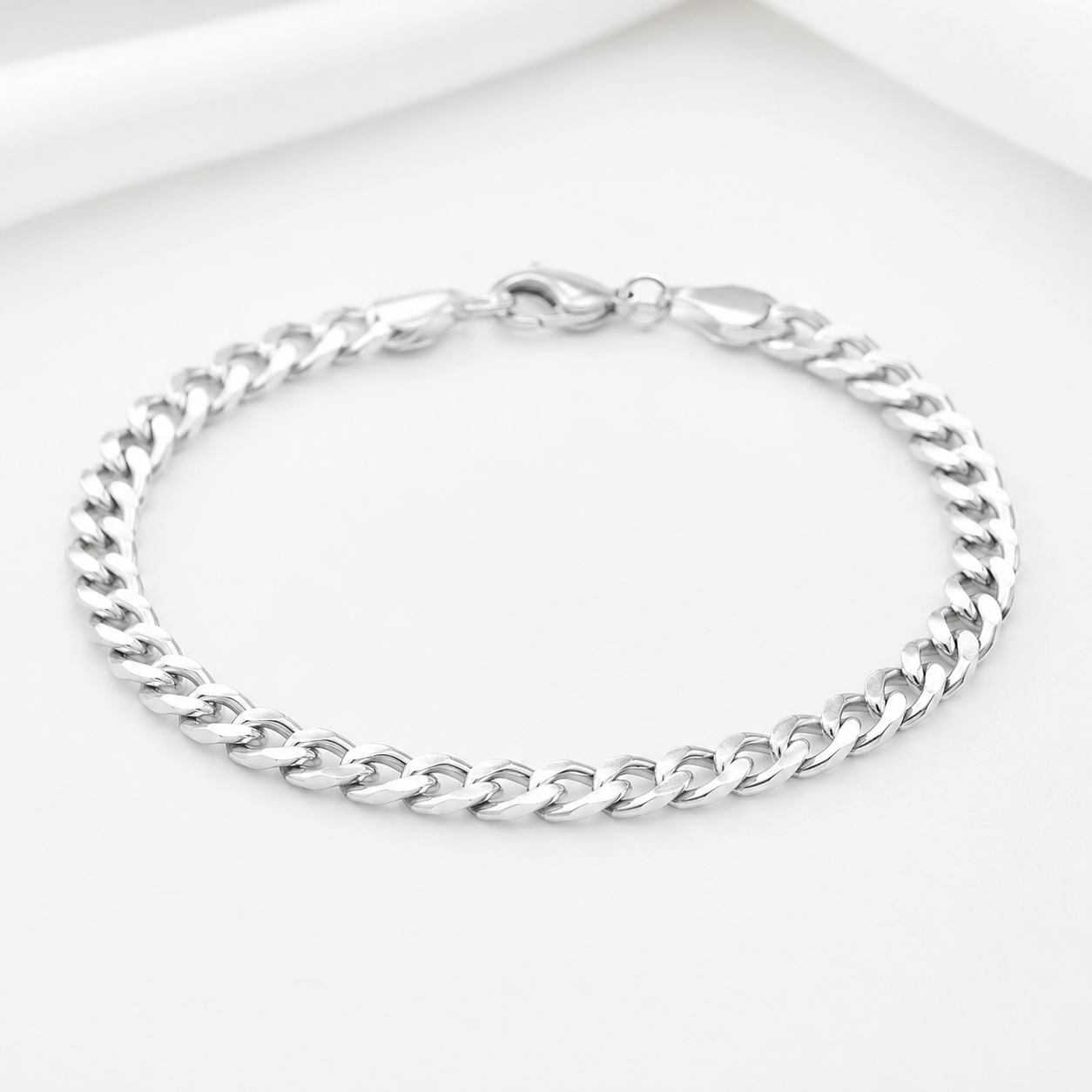Sterling Curb Bracelet