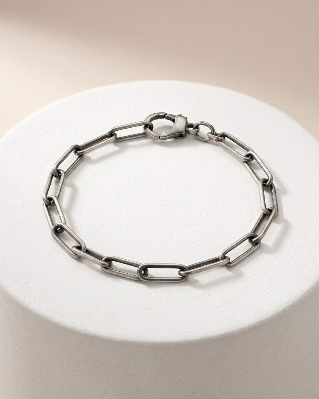 Sterling Paperclip Bracelet
