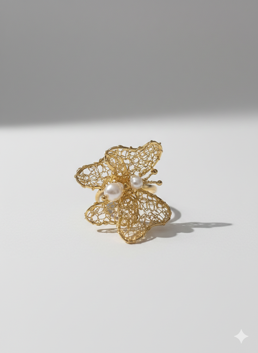 Monarca Petite Butterfly Ring