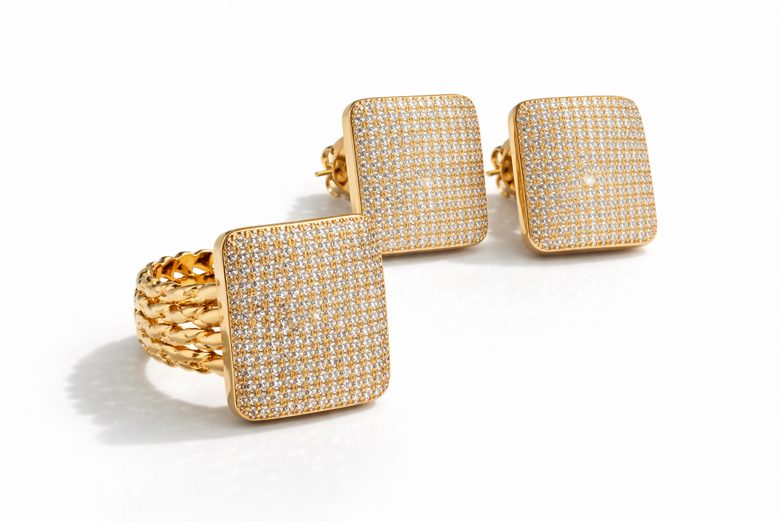 Pavé Square Set