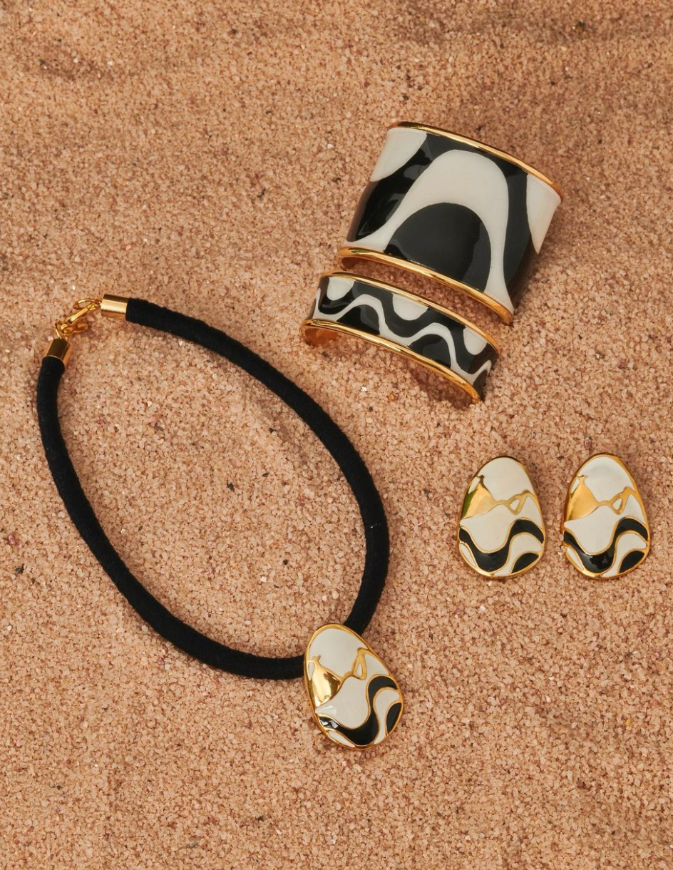 Copacabana Mosaic Pendant Choker