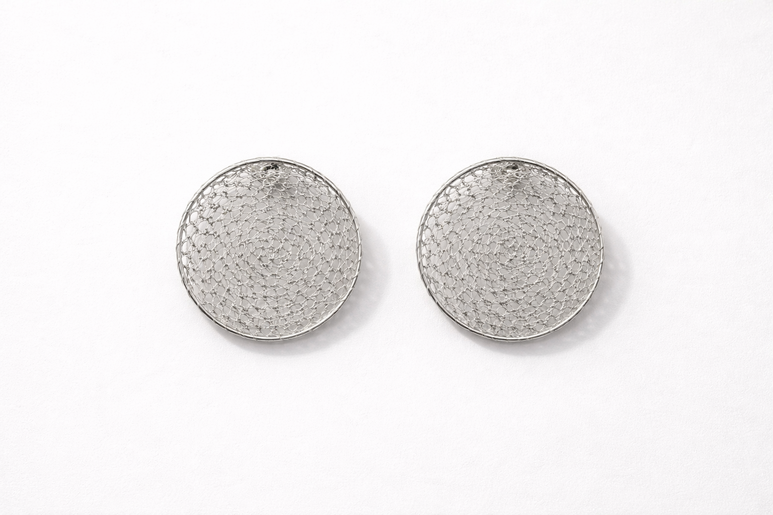 Luma Crochet Disc Earrings