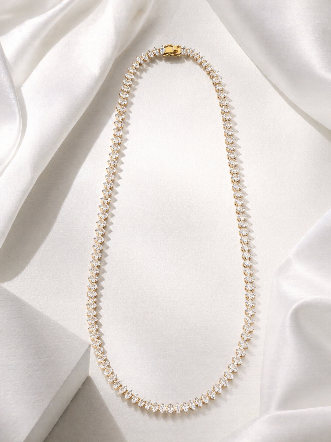 Marquise Tennis Necklace