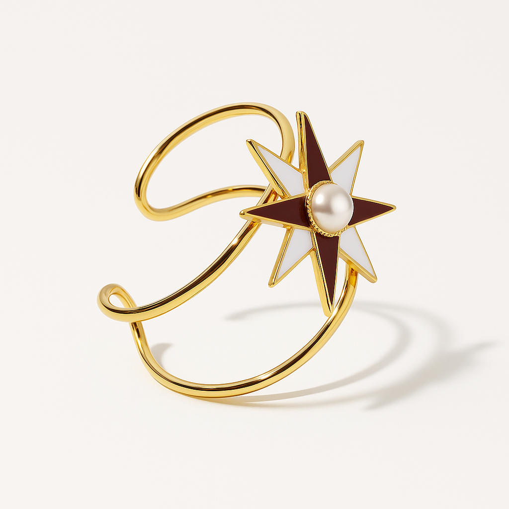 Navy Star Bracelet