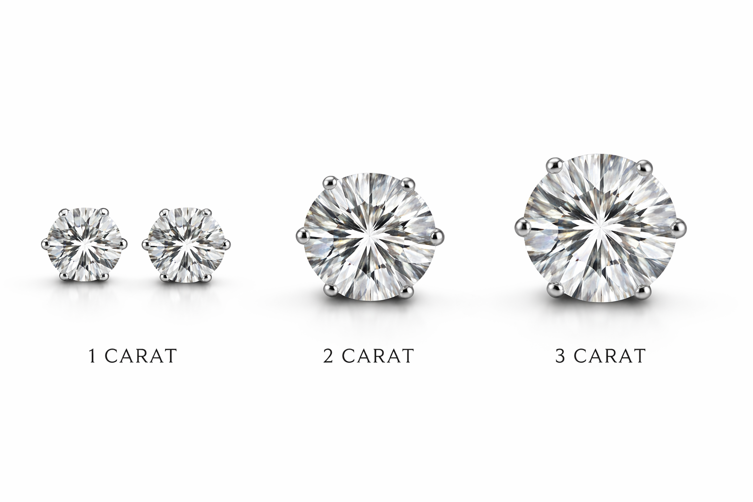 Essence 3 Carat Studs