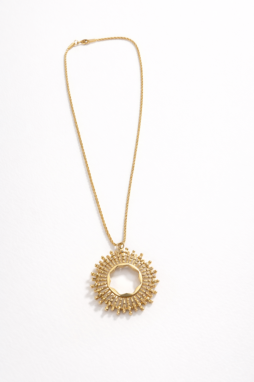 Radiant Sun Pendant Necklace