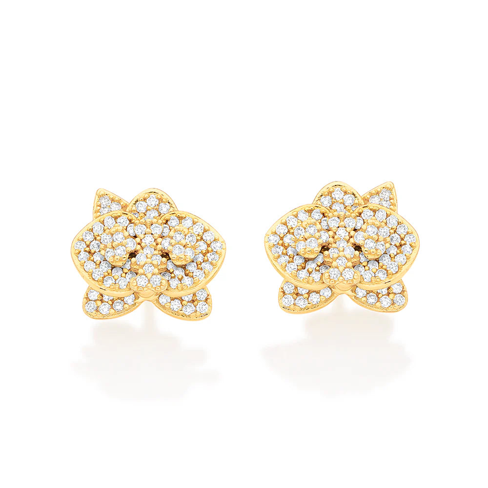 Orquidea Cravejada Earrings